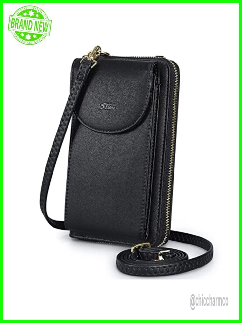 RFID Blocking Crossbody Phone Purse PU Leather Wallet Women
